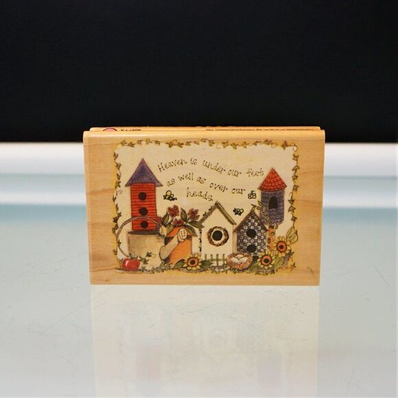 Easter Stamps Heaven Is Under Our Feet Inkadinkado Stamps By Joy Marie Craft - Picture 6 of 8